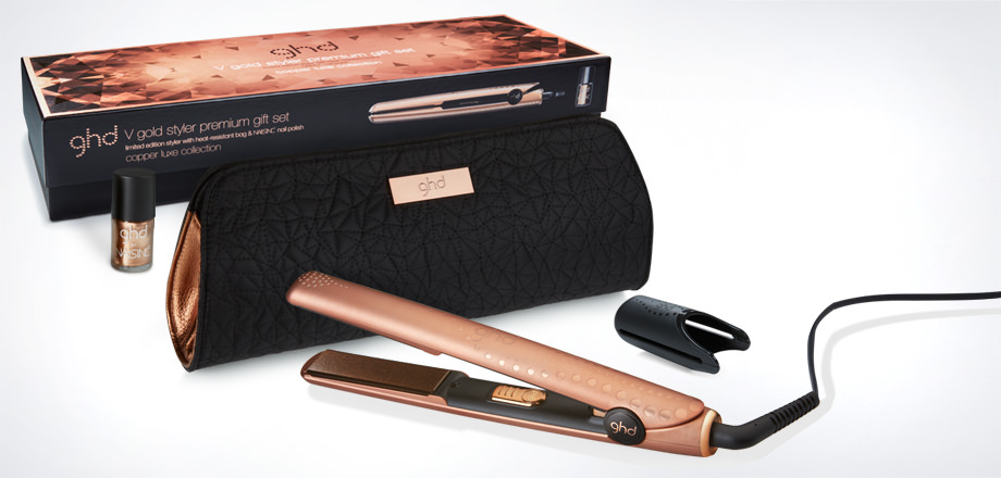 Treat her to the perfect ghd Xmas gift. with the new  GHD Copper Luxe styler