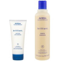 Aveda Brilliant Shampoo and Conditioner Duo Pack