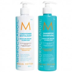 Moroccanoil Moisture Repair Shampoo and Conditioner 500ml Duo Set